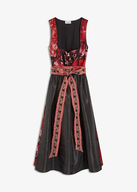 Dirndl med broderat förkläde (2 delar), bonprix