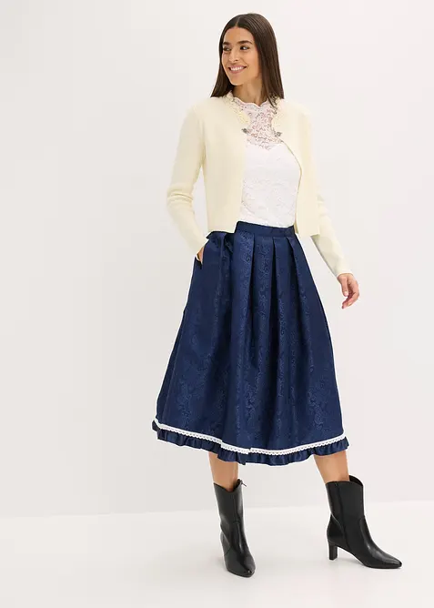 Folkdräktsinspirerad cardigan, bonprix