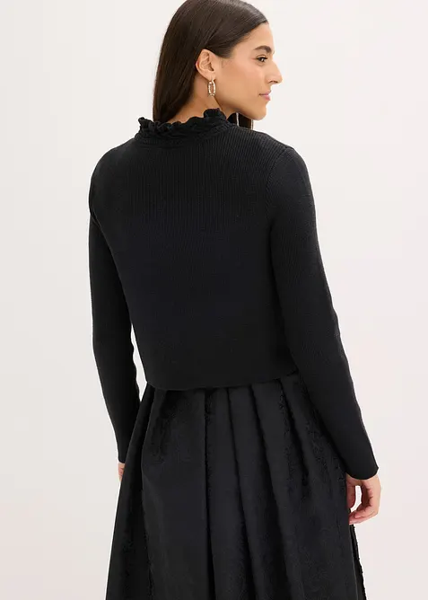 Folkdr&auml;ktsinspirerad cardigan, bonprix