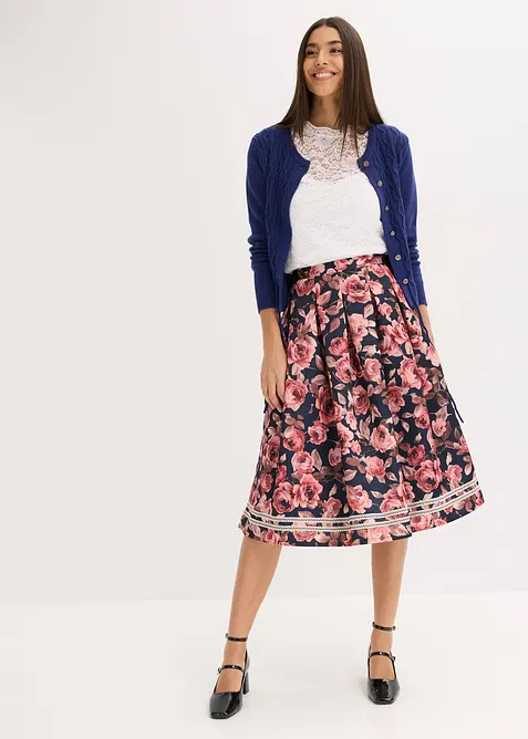 Folkdräktsinspirerad cardigan, bonprix