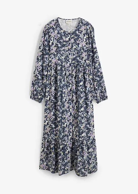 Blusklänning i viskos, bonprix