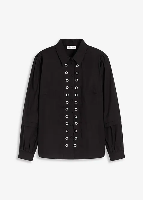 Blus med nitdetaljer, bonprix