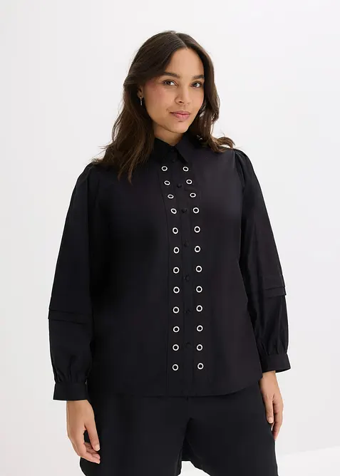 Blus med nitdetaljer, bonprix