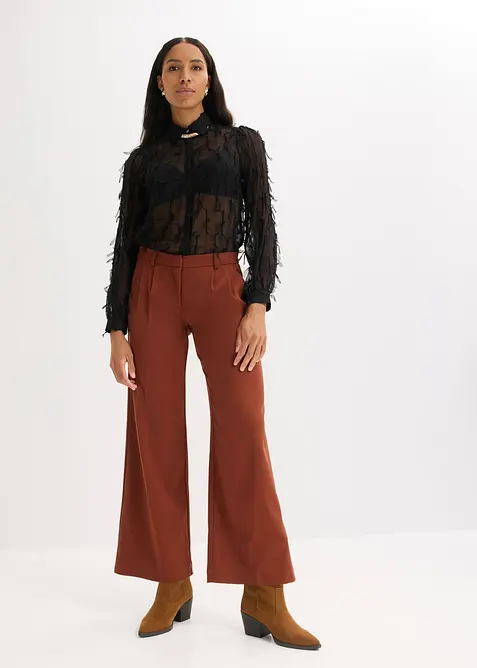 Blus med fransdetaljer, bonprix