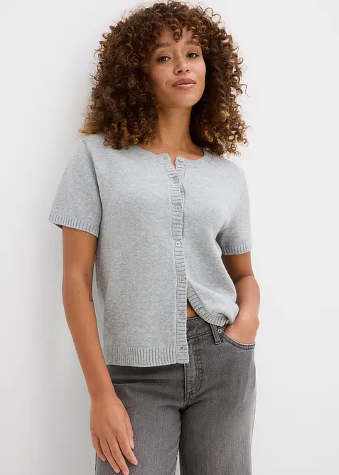 Stickad kofta, bonprix