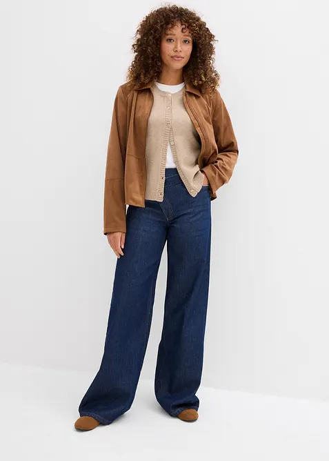 Stickad kofta, bonprix