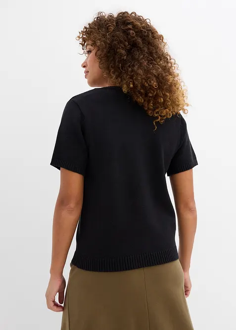 Stickad kofta, bonprix