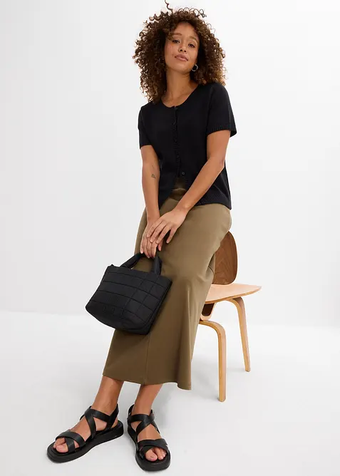 Stickad kofta, bonprix