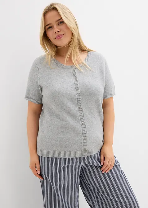 Stickad kofta, bonprix