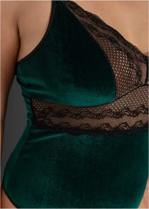 Sammetsbody ouvert, bonprix