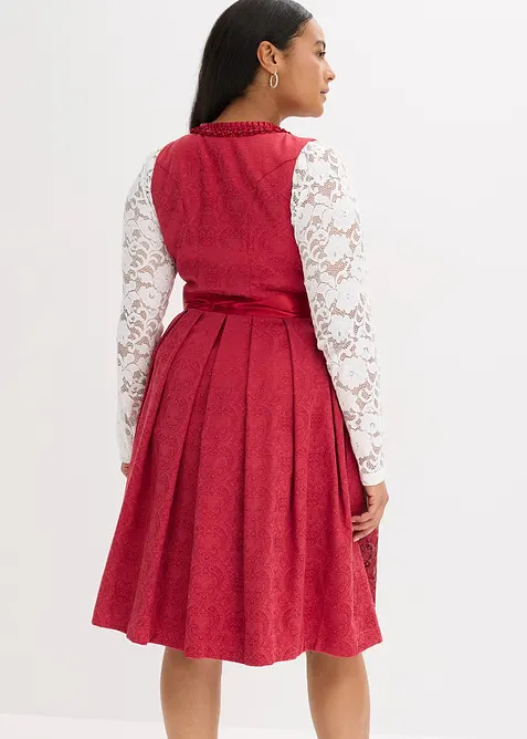 Dirndl med paljettf&ouml;rkl&auml;de (2 delar), bonprix