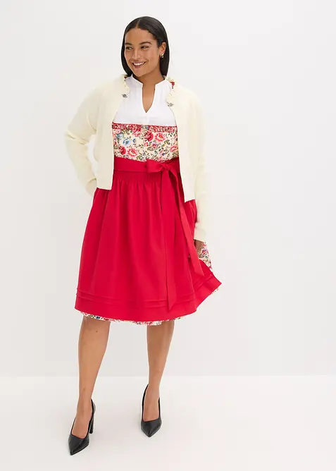 Dirndl med broderat förkläde (2 delar), bonprix