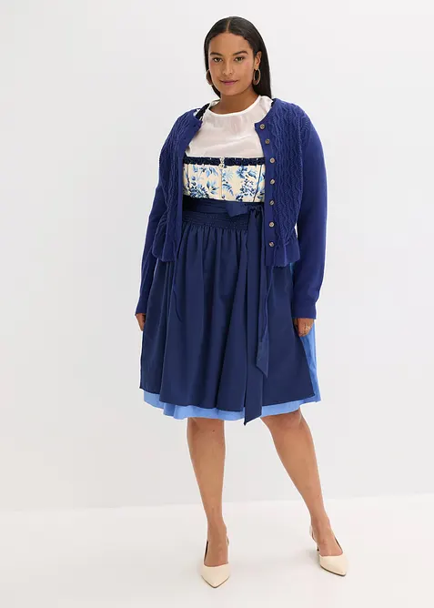 Dirndl med broderat förkläde (2 delar), bonprix