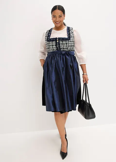 Dirndl och förkläde (2 delar), bonprix