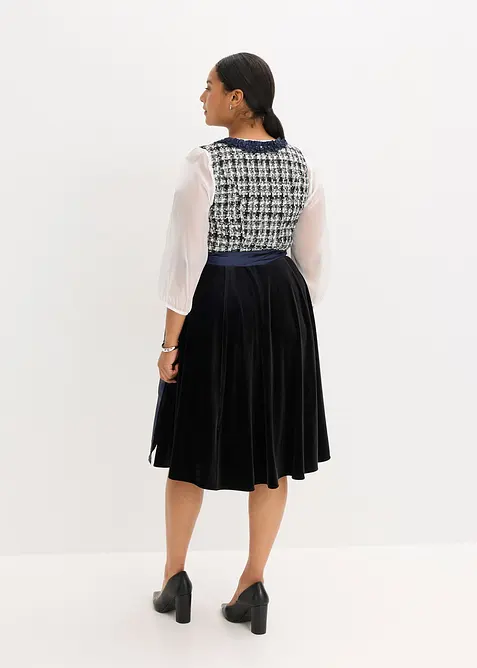 Dirndl och förkläde (2 delar), bonprix