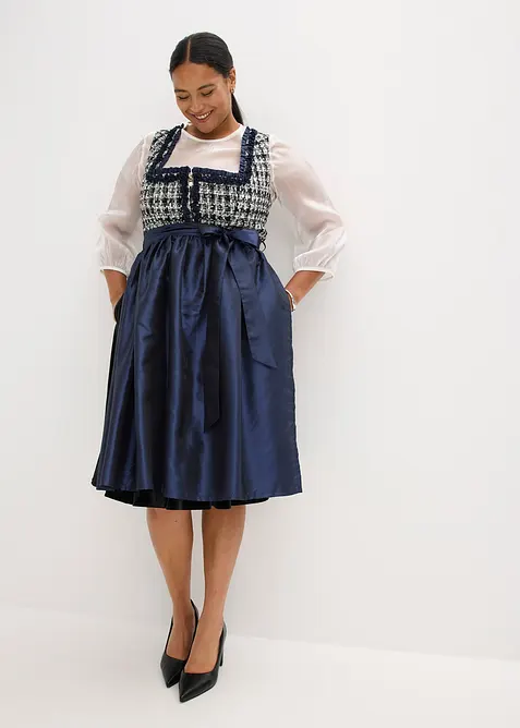 Dirndl och förkläde (2 delar), bonprix