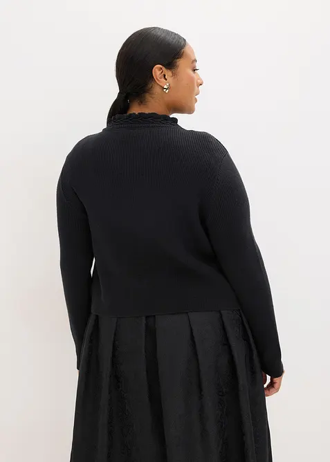 Folkdr&auml;ktsinspirerad cardigan, bonprix