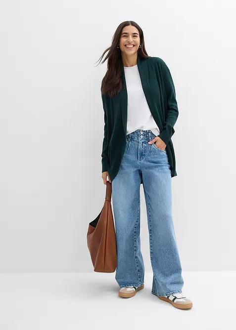 Finstickad cardigan, bonprix