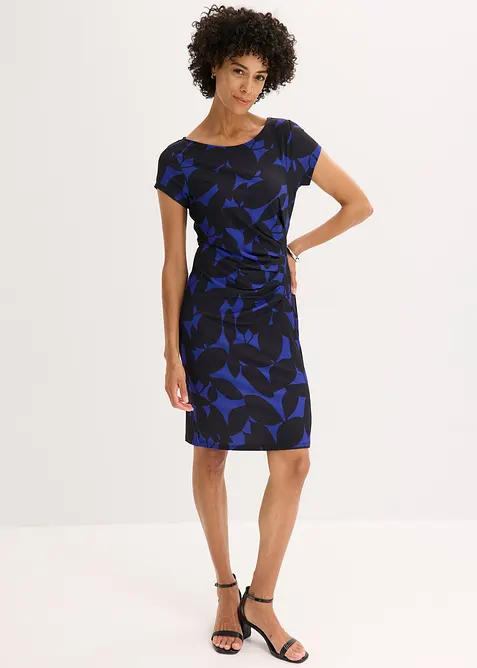 Jerseyklänning i återvunnen polyester, bonprix