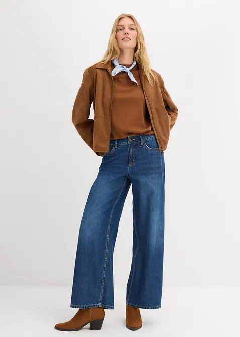 T-shirt av tjock ekologisk bomull, bonprix