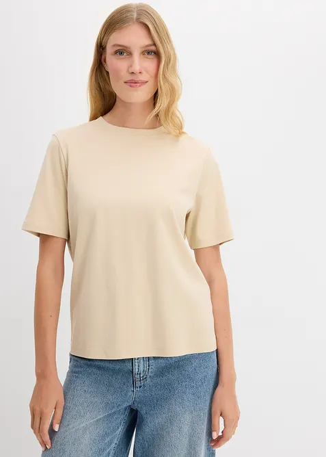 T-shirt av stabil ekologisk bomull, bonprix