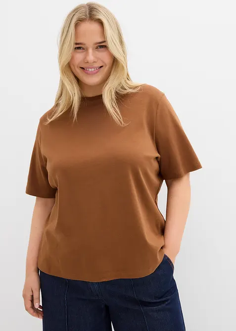 T-shirt av tjock ekologisk bomull, bonprix