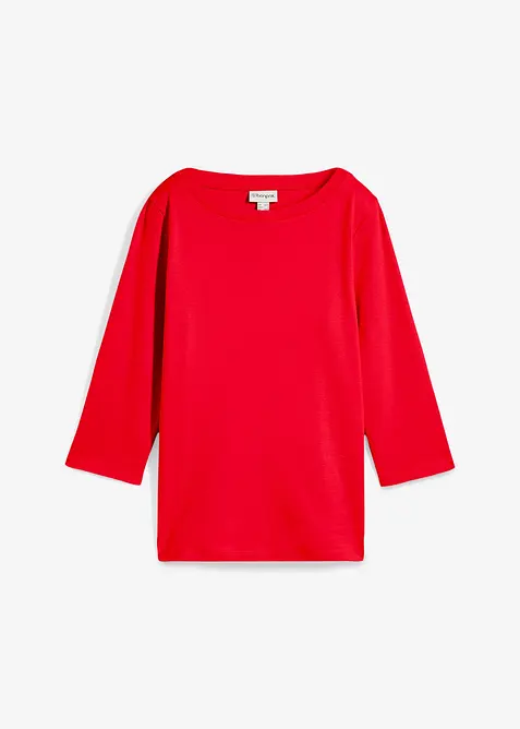 T-shirt i tjockt material av ekologisk bomull, bonprix