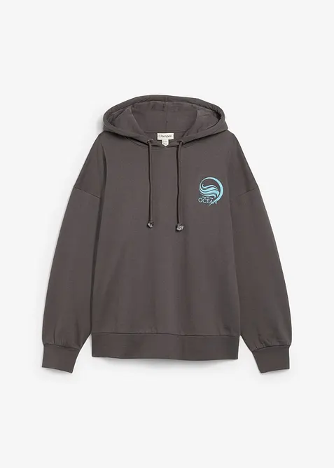 Luvtröja av ren bomull, bonprix