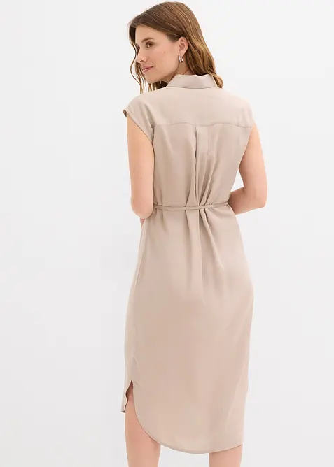 Klänning av mjuk viskos, bonprix