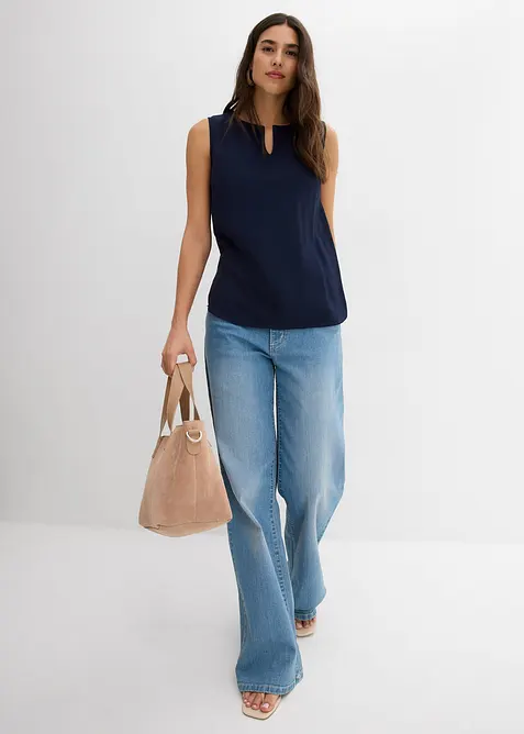 Bluslinne av mjuk viskos, bonprix