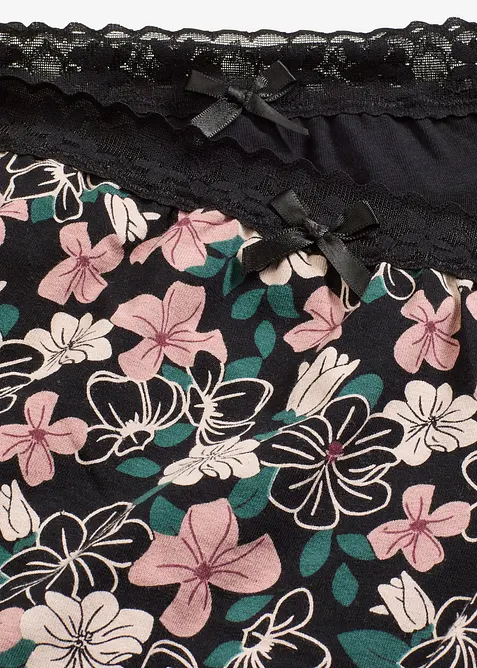 Midjetrosa med ekologisk bomull (4-pack), bonprix