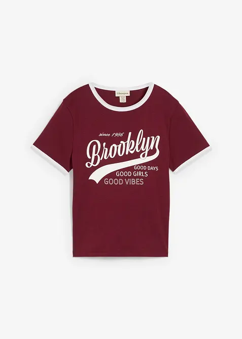 T-shirt i ren ekologisk bomull, bonprix