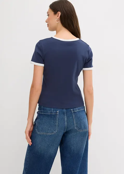 T-shirt i ren ekologisk bomull, bonprix