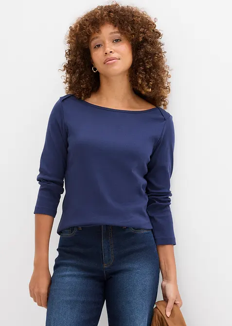 Topp av ekologisk bomull, bonprix