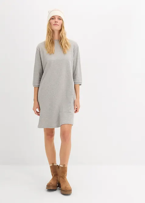 Trikåklänning i utställd modell, bonprix