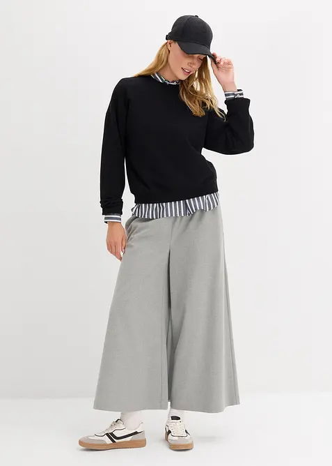 Oversizesweatshirt av ekologisk bomull, bonprix