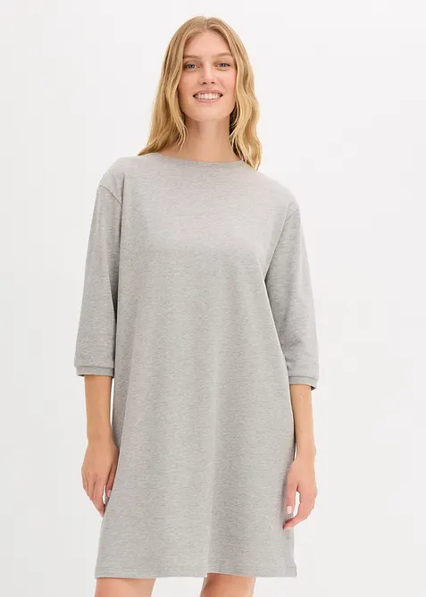 Trikåklänning i utställd modell, bonprix