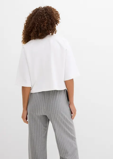 Sweatshirt i oversizemodell av mjuk bomullsmix, bonprix