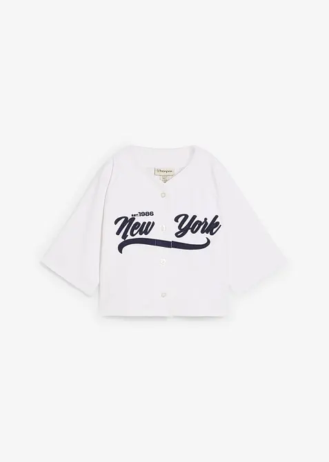 Sweatshirt i oversizemodell av mjuk bomullsmix, bonprix