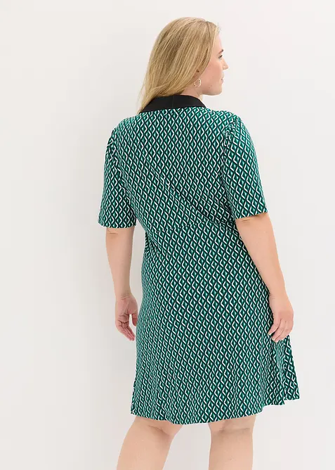 Midikl&auml;nning med tenniskrage, bonprix