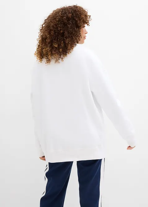 Oversized sweatshirt av ekologisk bomull, bonprix