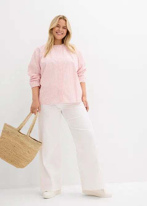 Blus av ren bomull, bonprix