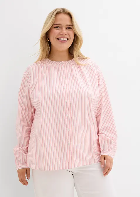 Blus av ren bomull, bonprix