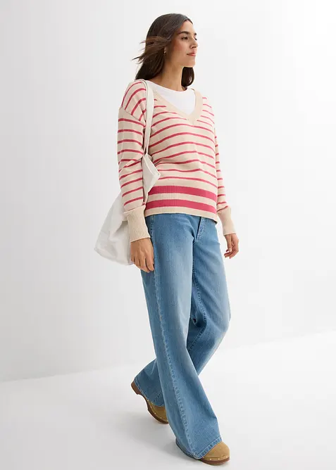 Tröja av bomullsmix, bonprix