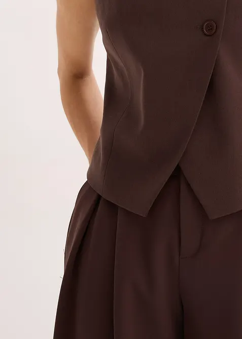 Väst av mjuk viskosmix, bonprix