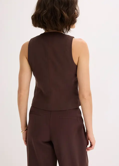 Väst av mjuk viskosmix, bonprix