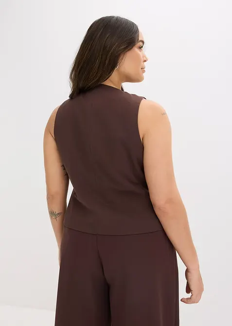 Väst av mjuk viskosmix, bonprix