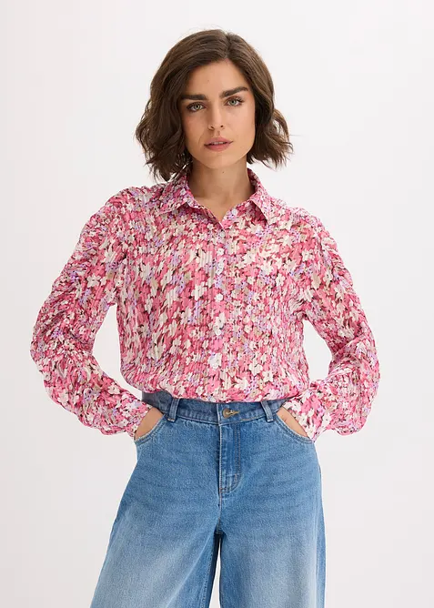 Blus med glittrande effekter, bonprix