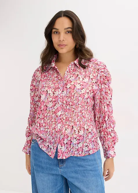 Blus med glittrande effekter, bonprix