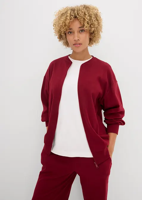 Sweatjacka i bomull, bonprix